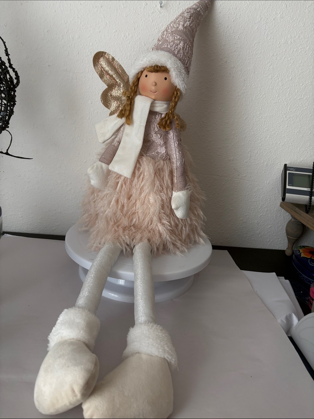 Blush Pink Fairy Doll Home Accent - Unbranded